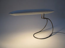 Load image into Gallery viewer, Sculptural Light Obelus II - Handmade Steel and Concrete Lamp